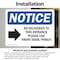 Signmission No Deliveries To This Entrance Sign, Vinyl Decal, 10in W x 7in L, 2PK OS-2PACK-NS-D-710-L-14476 - alternate 5